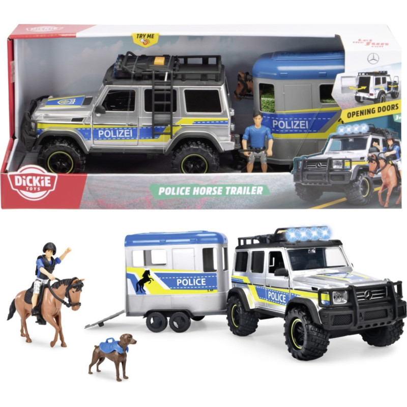 DICKIE SOS ZESTAW POLICJA KONNA
