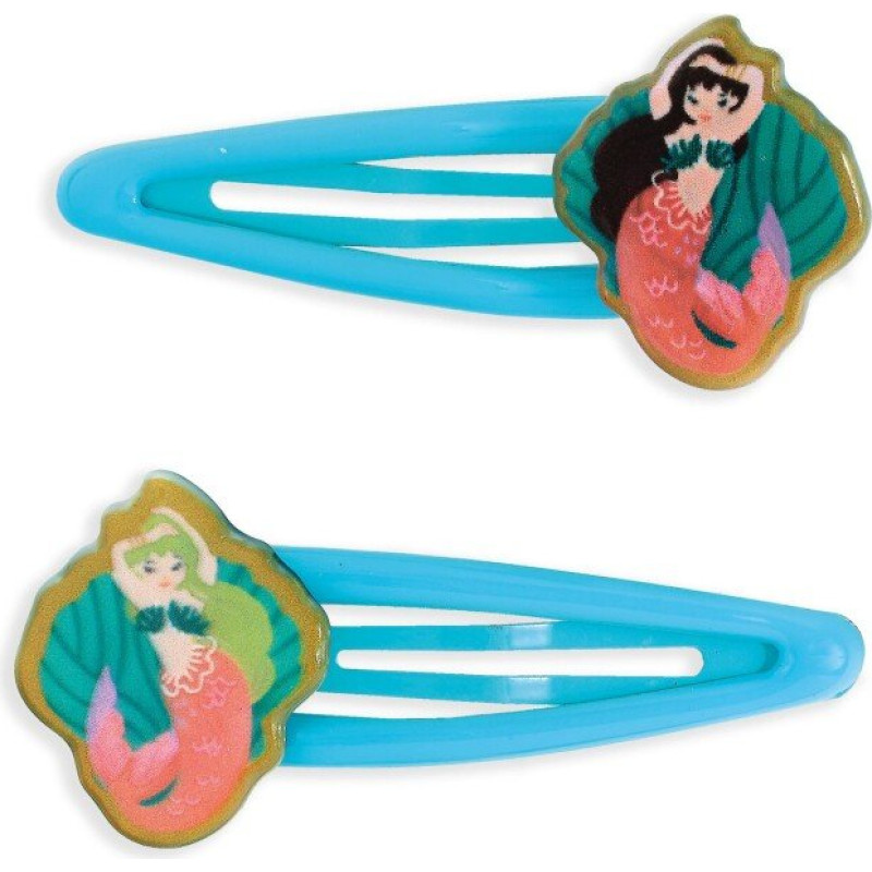 Djeco Plume - Mermaid collection - Hair Clips - Tallulah (2 pcs)