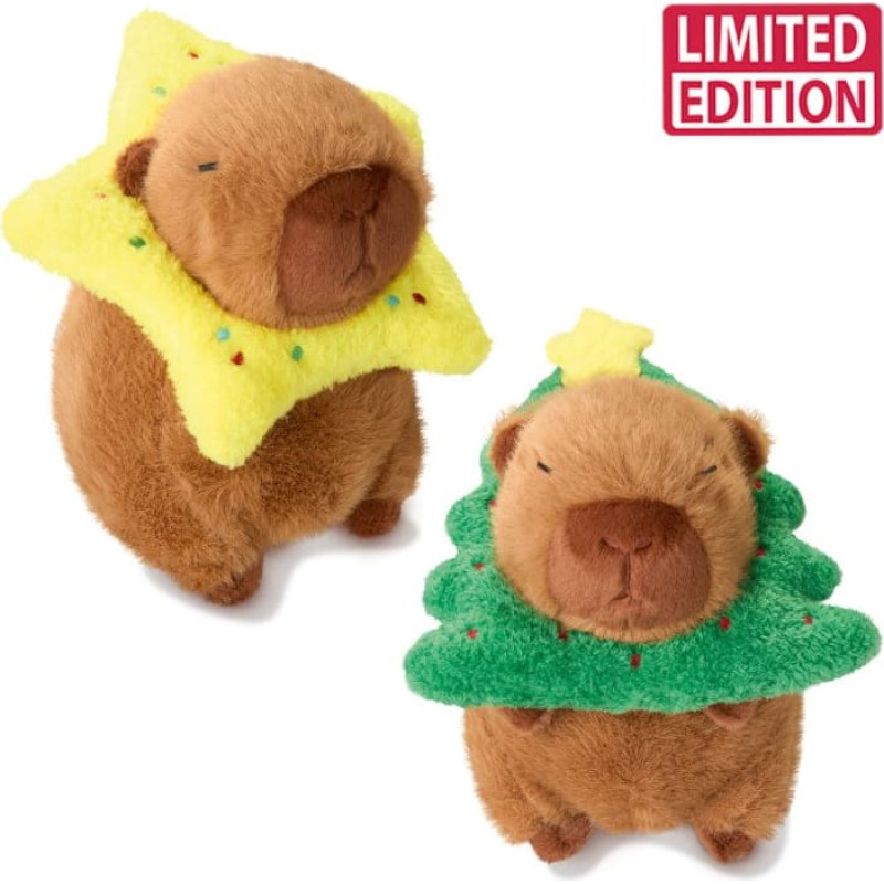 Trendhaus Plush toy - Christmas Capybara (1 pc., 2 designs)