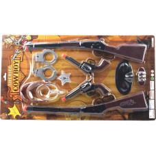 Kauboi mängukomplekt 9 osa