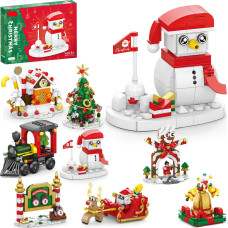 KLOCKI ŚWIĄTECZNE +140 ELEMENTÓW 8 WZOR