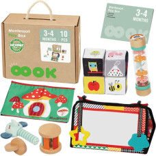 Woopie GREEN Pudełko XXL Montessori Sensoryka i Edukacja 6w1 FSC