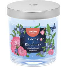 Bolsius Svece arom. stikla gl. Floral Fusion &Oslash;80x72mm peony & blueberry