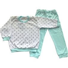 Zuzia Kinderpyjama Green Stars 116 cm (632)