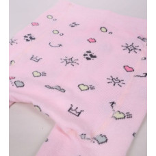 Yo Baby Zeķubikses rāpo&scaron;anai 80/86 cm RAB-0025 pink