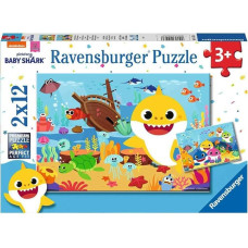 Ravensburger Puzzle 2x12 pcs Baby Shark