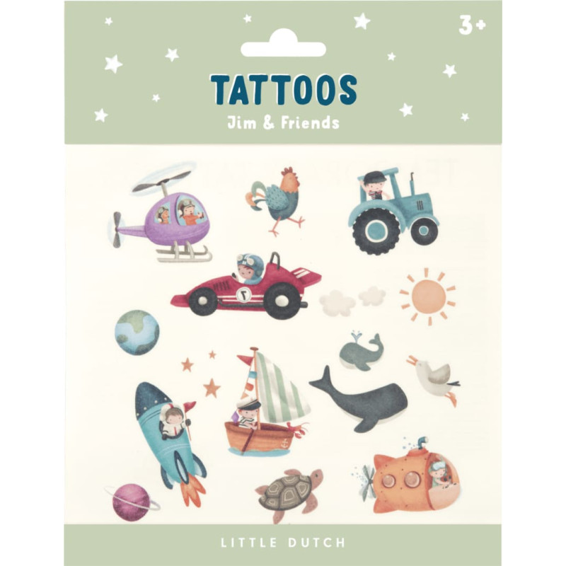 Little Dutch Tattoos Jim & Friends