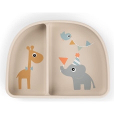 Done By Deer Stick&Stay compartment bowl Celebration Sand