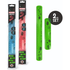Trendhaus For School Neon - Flexible rulers (2 pcs., 3 designs)
