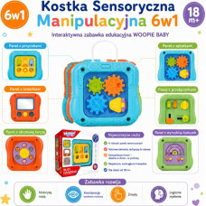 Woopie BABY Sensory Cube Manipulative 6-in-1 Educational Interactive Toy