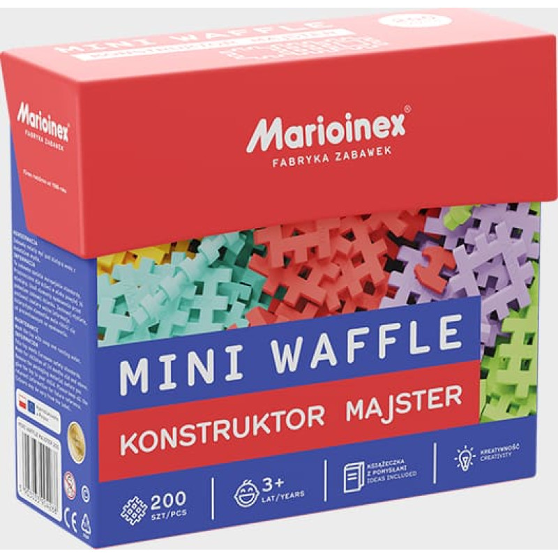 Marioinex 904268 Mini waffle - Konstruktor 200 el. Majster