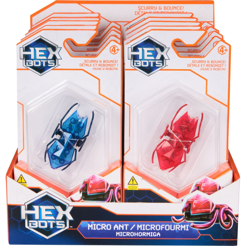 Hex Bots Interaktīvā rotaļlieta Mikroskudra, sort.