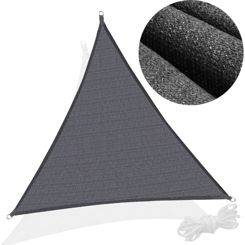 Springos Sun sail Springos SN1058 3 x 3 x 3m dark gray
