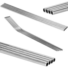 Springos KI0030 METAL STRAWS 10 PCS.