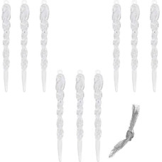 Springos Christmas icicles Springos CA0747 10cm 9 pcs