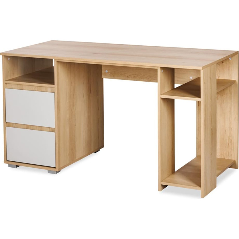 Klups LITTLE SKY by Klupś, Schreibtisch DALIA, Buche–Grau