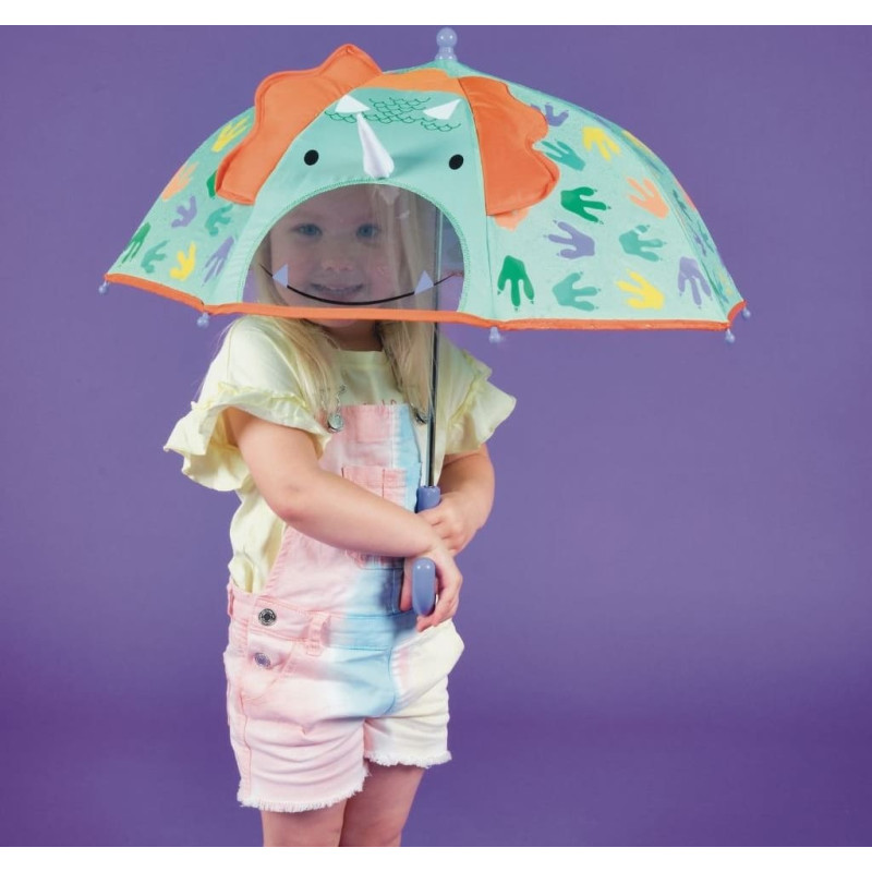 Floss & Rock Colour Changing 3D Umbrella - Dinosaur
