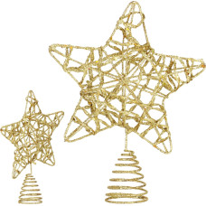Springos Christmas tree top, gold star Springos CA0785