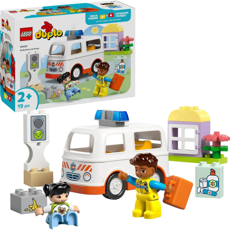 Lego Duplo Town Karetka Z Kierowcą 10447