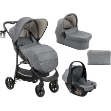 KIKKABOO Kinderwagen 3in1 Selina Light Grey 2024