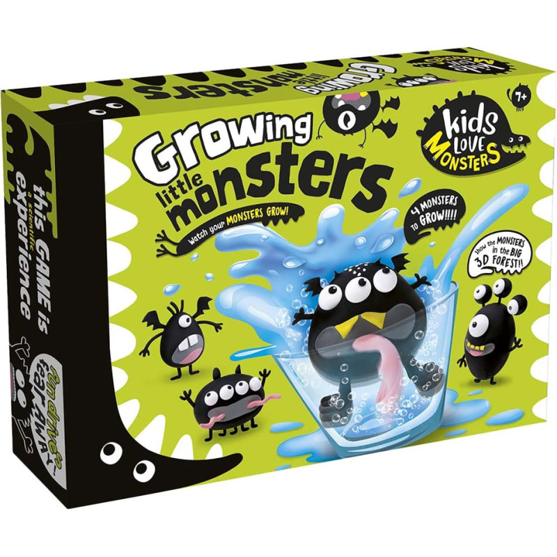 Monster, die im Wasser wachsen, 4 Stück