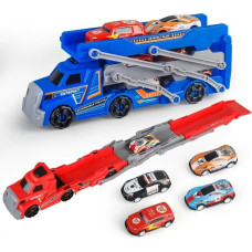 Autotreiler lahtiklapitav + 2 autot