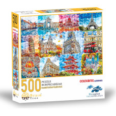 Brain Tree Games Brain Tree puzzle, Colourful Wonders, 500 pcs.