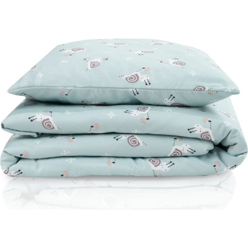 Julius Zollner Gultas veļas komplekts JERSEY Schnecke, 80x80 + 35x40 cm