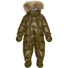 Ver De Terre Bērnu kombinezons ar kažokādu Ver de Terre, Dark Olive 12m
