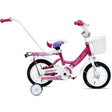 Kinderfahrrad Romet Limber Girl 12", rosa-weiß