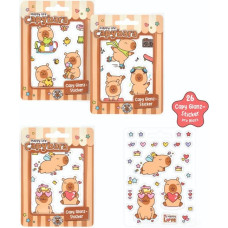 Trendhaus Capybara Happy Life - Sticker set (26 stickers) (1 pc., 3 designs)
