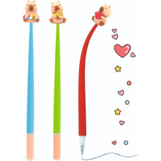 Trendhaus Capybara Happy Life - Wiggly fineliner (1 pc., 3 designs)