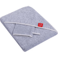 Duet Baby 517 Frottee-Badehandtuch mit Kapuze und Waschlappen, 100 × 100 cm