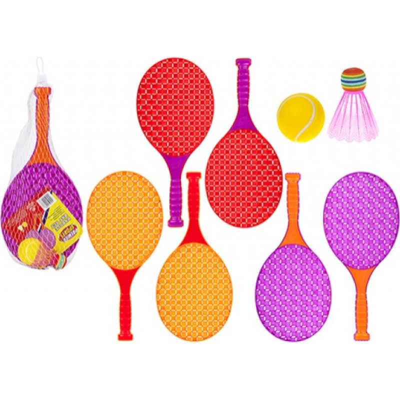 Reketite komplekt pallidega