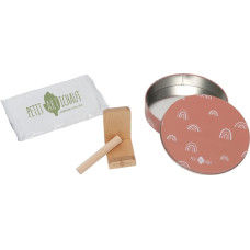 Petit Artichaut BABY BOX ROUND- RAINBOW TERRACOTTA