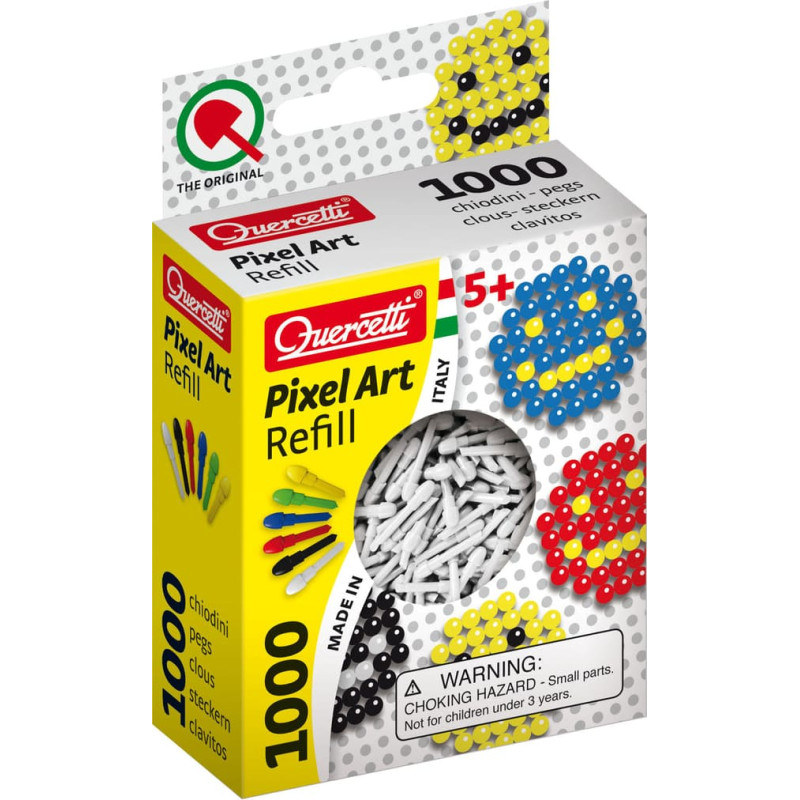 Quercetti Pixel Art Mosaic Pieces (white) 5+ y