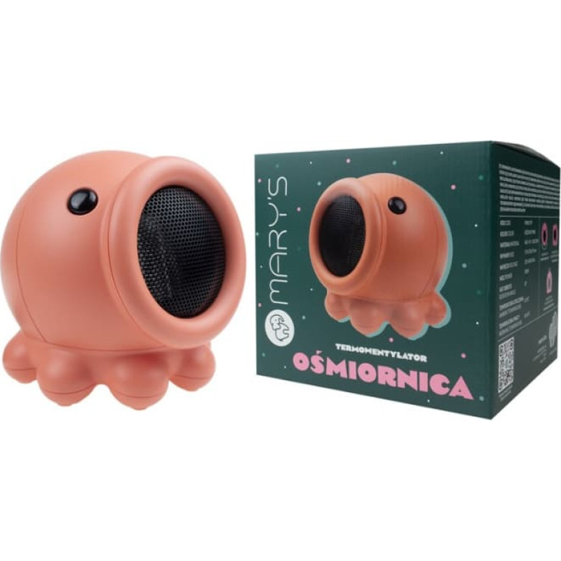 Mary's MW61599 Mini grzejnik Ośmiornica r&oacute;żowa