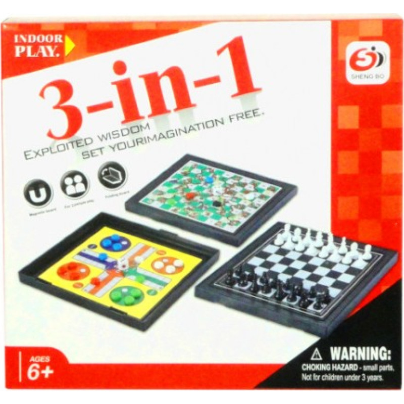 Swede Galda spēles magnētiskās "3in1" Q3237