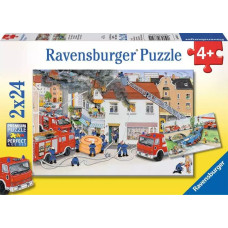 Ravensburger Puzzle 2x24 pcs Firefighters