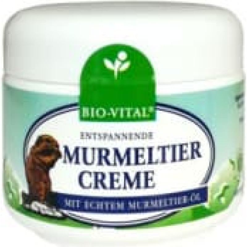Lloyd GmbH BIO-VITAL® MURMELTIER-CREME – entspannend mit Murmeltieröl, 125 ml