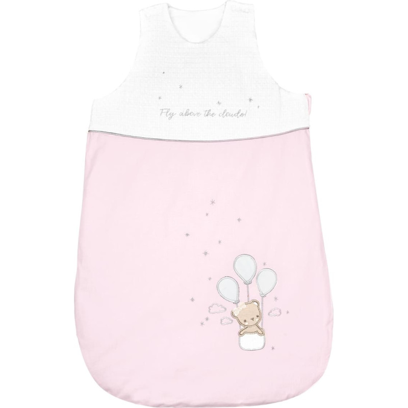 Winter sleeping bag Embroidered 0-6 m Dream Big Pink