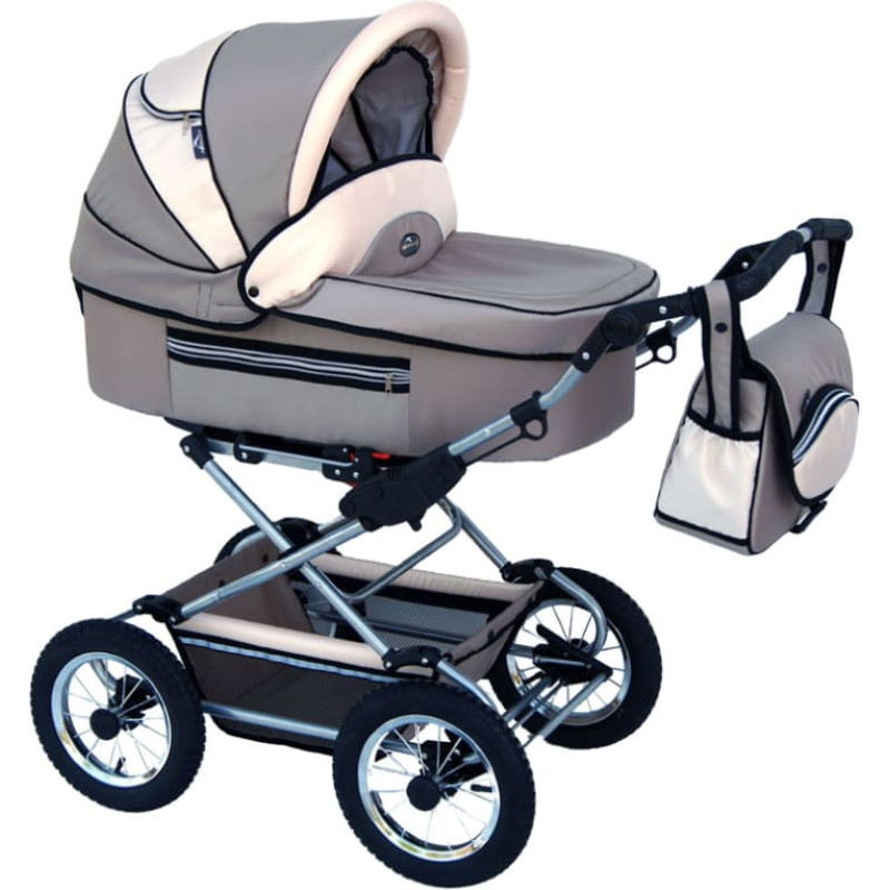 Baby Fashion FANARI Universal stroller 2in1, 102. cappuccino+beige
