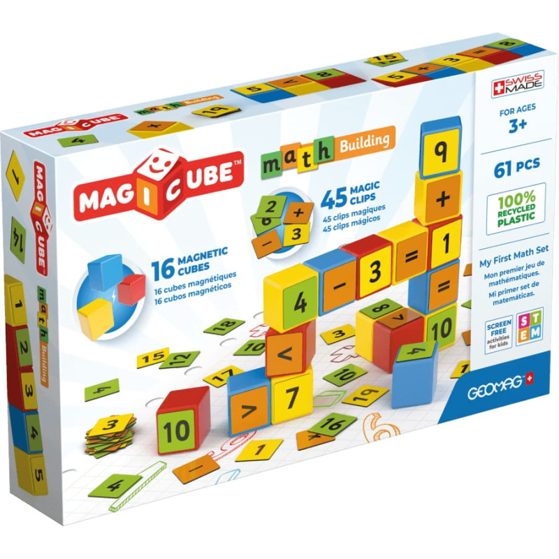 Geomag Magnetic constructor - Magicube - Math Building (61 pcs.)