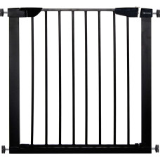 Springos Safety Gate Pressure Barrier for Stairs Springos SG0002BC 75-124 cm Black
