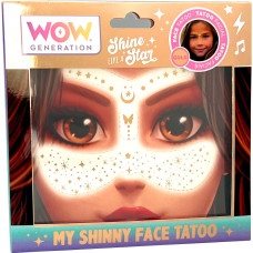 Wow Generation sejas tetovējumi My Shiny Face Tattoo, WOW00168