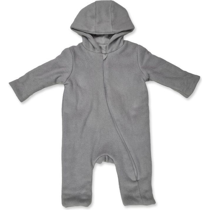 Albero Mio Fleece-Overall, Größe XS, Modell J001, grau