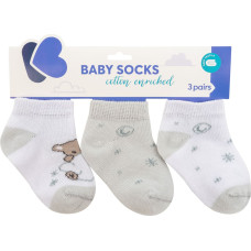 Baby summer socks Dream Big Beige 0-6m