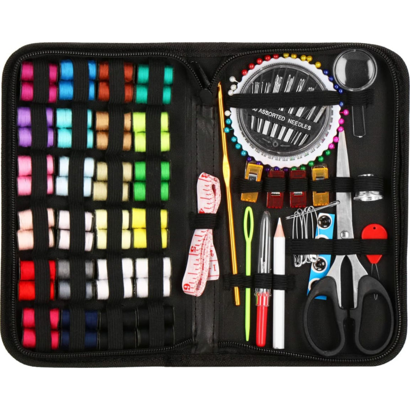Springos Sewing set with case Springos HA7238 172 pcs