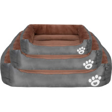 Springos Dog and cat beds Springos PA0329 3 pcs. small, medium and large set of brown-gray beds