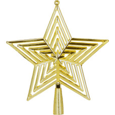 Springos Christmas tree topper Springos CA1277 23 cm gold star